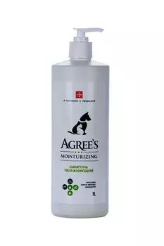 Шампунь Agrees for pets MOISTURIZING д/собак и кошек против колтунов с длинной шерстью 1:4 1 л