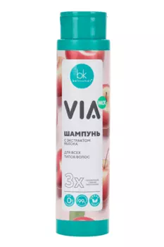 Шампунь Belkosmex VIA mix с экстрактом яблока, 390 г