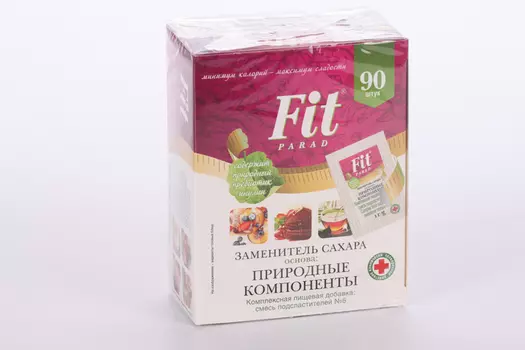 Сахарозаменитель ФитПарад N6, 1 г, 90 шт, саше