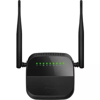 Роутер D-Link DSL-2750U (DSL-2750U/R1A) ADSL черный
