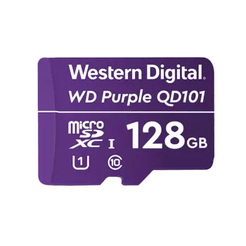 Карта памяти 128Gb microSDXC Western Digital Purple SC QD101 Class 10 UHS-I U1