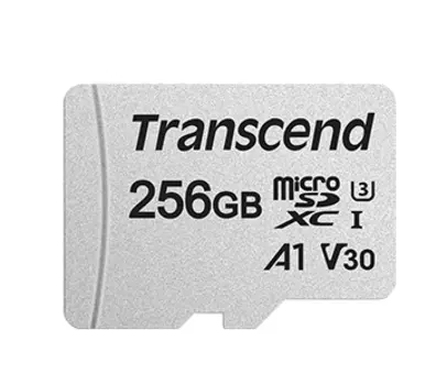 Карта памяти 256Gb microSDXC Transcend Class 10 UHS-I U3 + адаптер (TS256GUSD300S-A)