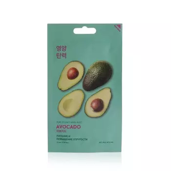 Смягчающая тканевая маска для лица Holika Holika Pure Essence Mask Sheet " Avocado " 23мл