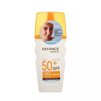 Водостойкий солнцезащитный спрей Defance Solaris SPF 50+ 160мл
