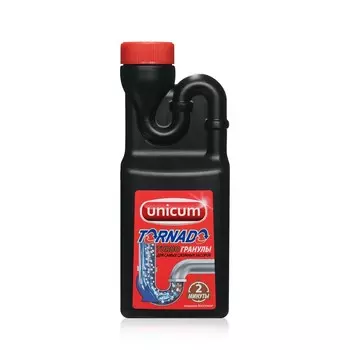 Средство Unicum Tornado гранулированное , для устранения засоров 600г