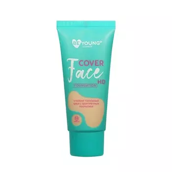 Стойкий тональный крем для лица BeYoung Cover Face HD 03 35мл
