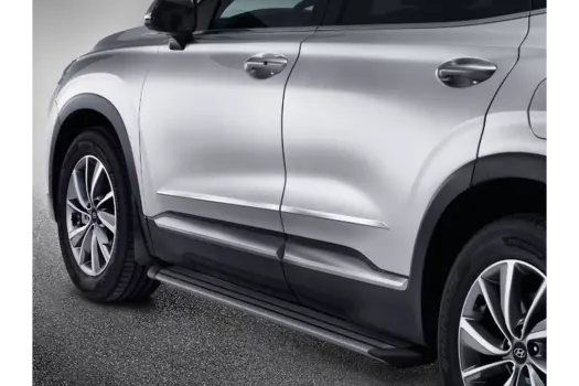 Молдинг боковых дверей (нержавеющая сталь) Hyundai S1271ADE00ST для Санта Фе 4 (Hyundai Santa Fe 2018 - 2019)