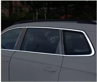 Молдинг боковых окон (хром) Skoda Karoq 2020 (Шкода Карок)