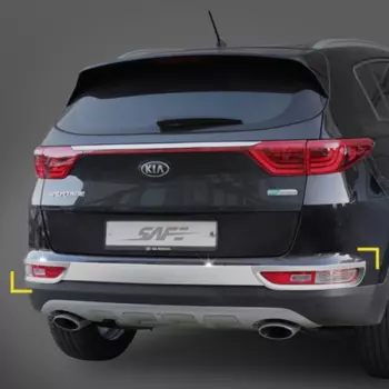 Молдинг заднего бампера K-540 (ХРОМ) - KIA The SUV Sportage (KYOUNG DONG) для KIA Sportage IV 2016 -