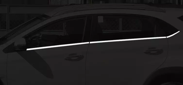 Молдинги для окон нижние Deer King DRK00100 для Chery Tiggo 2 Pro 2021-