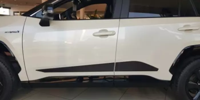 Молдинги на двери Rider для Toyota RAV4 ( Тойота Рав4 )