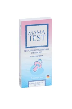 Тест на овуляцию Mama Test, 5 шт