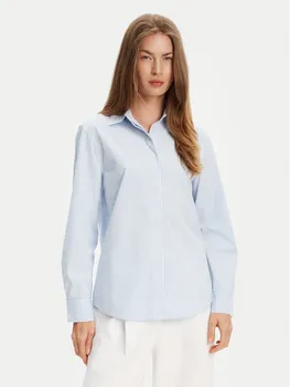 Рубашка обычного кроя 59T7DQ0BH United Colors Of Benetton, голубой