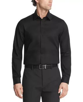 Мужская классическая рубашка Slim-Fit Calvin Klein, черный