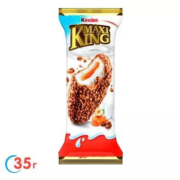 Пирожное Kinder Maxi King Орехи и Карамель 35г