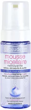 Пенка для умывания Evoluderm с мицеллярной водой 150мл
