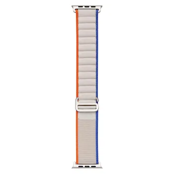 Ремешок Alphine Loop для Apple Watch Series Ultra 49 мм 40 44 мм, спортивный ремешок для часов на открытом воздухе для IWatch 8 7 6 5 4 3 2 Se аксессуары 38 40 41mm чёрный