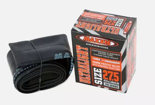 Камера велосипедная MAXXIS ULTRALIGHT, 27.5"X1.75/2.4, 44/61-584, 0.6 мм, LFVSEP48 (B-C), EIB00139600