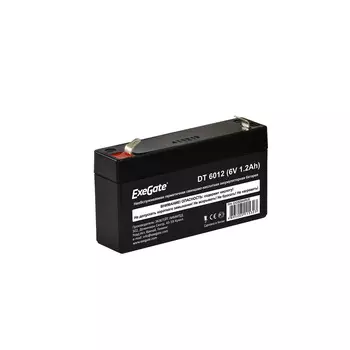 Аккумуляторная батарея для ИБП Exegate DT 6012, 6V, 1.2Ah (EX282944RUS)