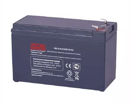 Аккумуляторная батарея для ИБП Powercom PM-12-9.0, 12V, 9Ah