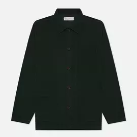 Мужская рубашка Universal Works Bakers Overshirt Fine Cord, цвет зелёный, размер M