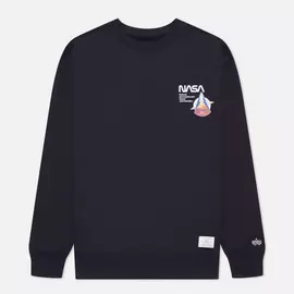 Мужская толстовка Alpha Industries NASA Columbia Crew, цвет синий, размер L