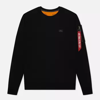 Мужская толстовка Alpha Industries X-Fit, цвет чёрный, размер M
