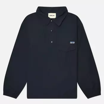 Мужская толстовка Anglan Perky Button Collar Pullover, цвет синий