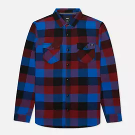 Мужская рубашка Vans Box Flannel, цвет синий, размер XL