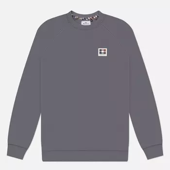 Мужская толстовка Aquascutum Active Patch Crewneck, цвет серый, размер S