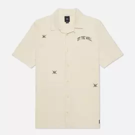 Мужская рубашка Vans New Varsity Woven, цвет бежевый, размер XXXL