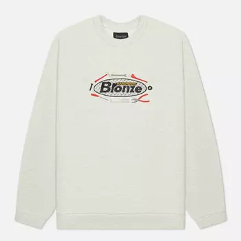 Мужская толстовка Bronze 56K Tool Time Crew Neck, цвет серый, размер XXL