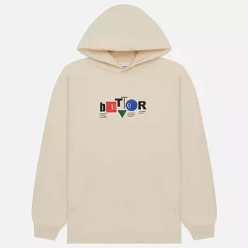 Мужская толстовка Butter Goods Design Co Hoodie, цвет бежевый, размер XXL