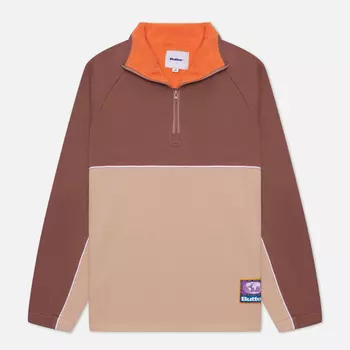 Мужская толстовка Butter Goods Forte 1/4 Zip, цвет коричневый, размер M