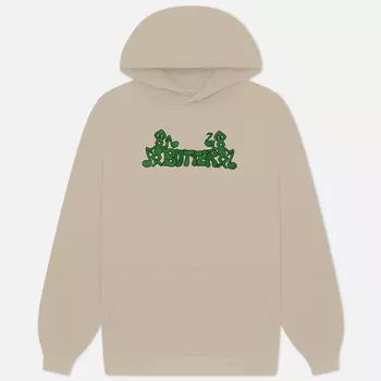 Мужская толстовка Butter Goods Notes Embroidered Hoodie, цвет бежевый, размер XL