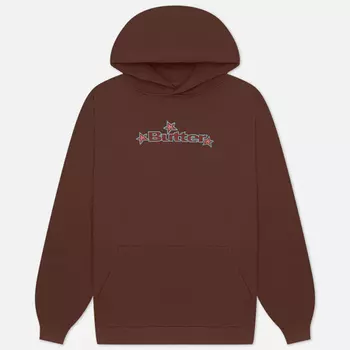 Мужская толстовка Butter Goods Star Logo Hoodie, цвет коричневый, размер XXL