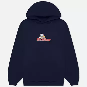 Мужская толстовка Butter Goods Teddy Logo Hoodie, цвет синий, размер XXL