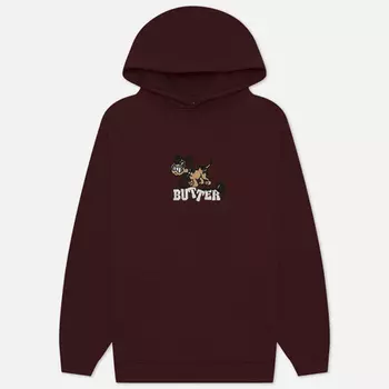 Мужская толстовка Butter Goods Unleash Pullover Hoodie, цвет бордовый, размер M