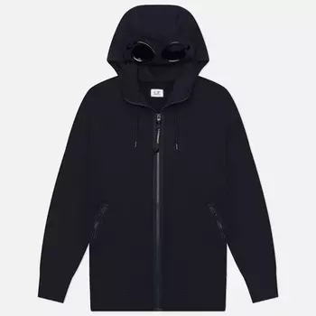 Мужская толстовка C.P. Company Adjustable Hoodie Kangaroo Pocket Lens, цвет синий, размер XL
