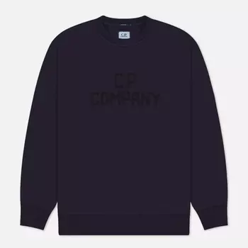 Мужская толстовка C.P. Company Bold Logo Crew Neck, цвет фиолетовый, размер XL