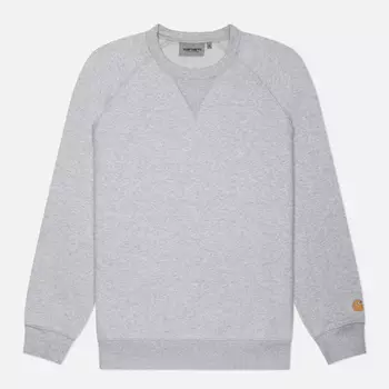 Мужская толстовка Carhartt WIP Chase 13 Oz, цвет серый, размер XL
