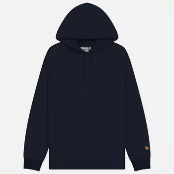 Мужская толстовка Carhartt WIP Chase 13 Oz Hooded, цвет синий, размер XXL