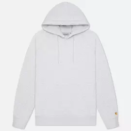 Мужская толстовка Carhartt WIP Chase 13 Oz Hooded, цвет серый, размер XL