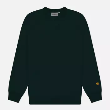 Мужская толстовка Carhartt WIP Chase, цвет зелёный, размер L