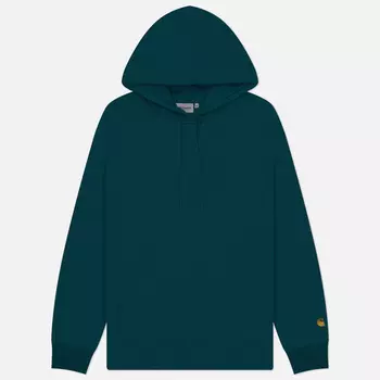 Мужская толстовка Carhartt WIP Hooded Chase, цвет зелёный, размер XL