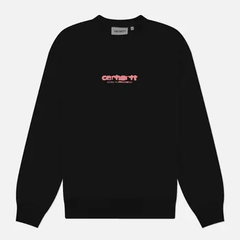 Мужская толстовка Carhartt WIP Ink Bleed, цвет чёрный, размер XL