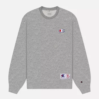 Мужская толстовка Champion Legacy Retro Sport Back Print, цвет серый, размер L