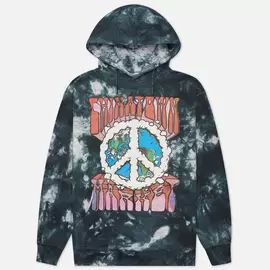 Мужская толстовка Chinatown Market Peace On Earth Logo Hoody, цвет чёрный, размер XXL