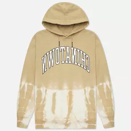 Мужская толстовка Chinatown Market Reverse Arc Tie-Dye Hoodie, цвет бежевый, размер S
