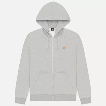 Мужская толстовка Dickies Oakport Zip Hoodie, цвет серый, размер M